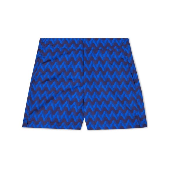 Frescobol Carioca Copacabana Slim Fit Short Length Printed Swim Shorts Size 34 - Picture 1 of 7